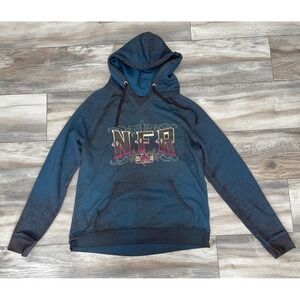 National Finals Rodeo 2018 NFR 60th Anniversary Hoodie Brown Blue Womens Medium